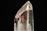 Exceptional, Glassy Quartz Point With Metal Stand - Brazil #206852-4